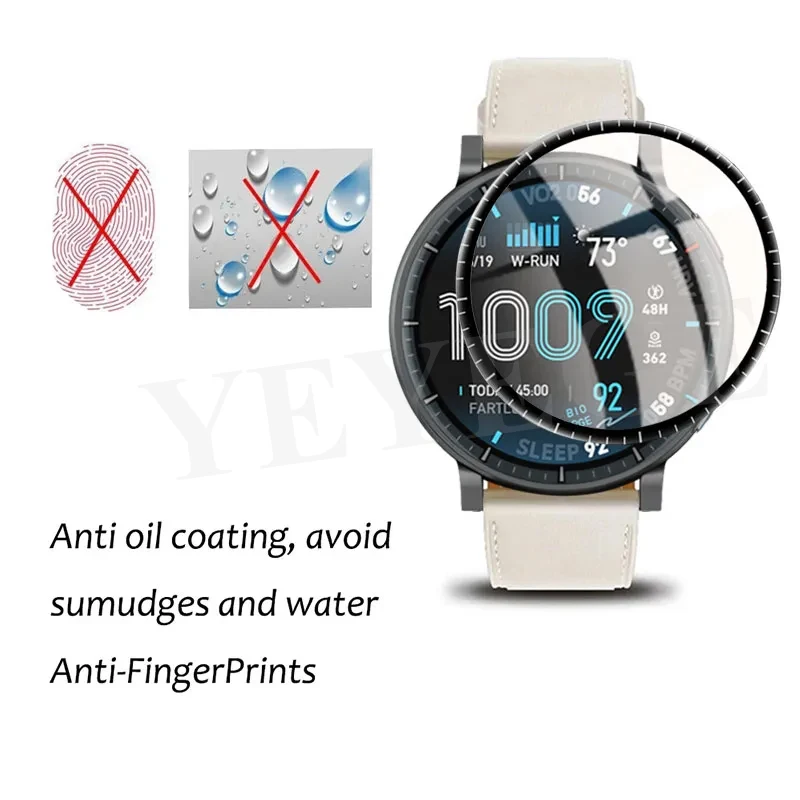 1-5PCS Ultradünne Displayschutzfolie für Amazfit Active Max TPU HD Anti-Kratz-Schutzfolie für Amazfit Active Max Zubehör – Detail 2