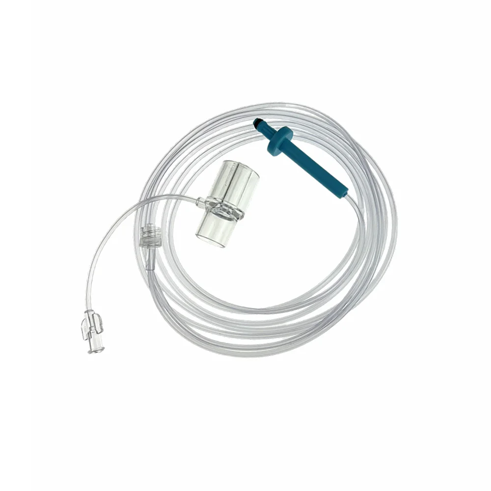 

Co2 Sampling Tube Disposable PVC with Luer Male Connector EtCO2 Sampling Line Gas Sampling Lines Compatible Massimo