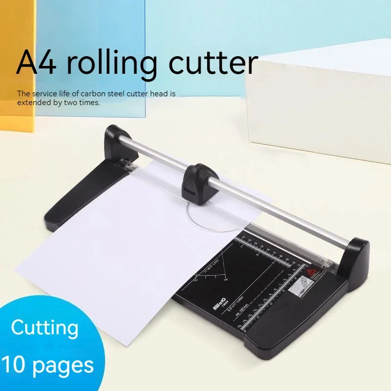 Imagem -04 - Precision Paper Cutter Paper Knife Foto Trim Scrapbook Faça Você Mesmo Portátil Alloy Cutting Tool Almofada de Corte Home Office Supplies A4-a2