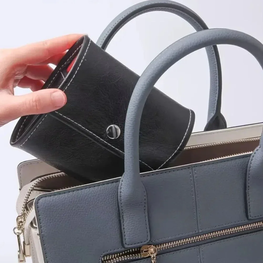 Еженедельный органайзер для таблеток, коробка-коробка, напоминание о лекарствах, ежедневно, AM PM, день, ночь, 7 отделений в кожаном футляре для переноски