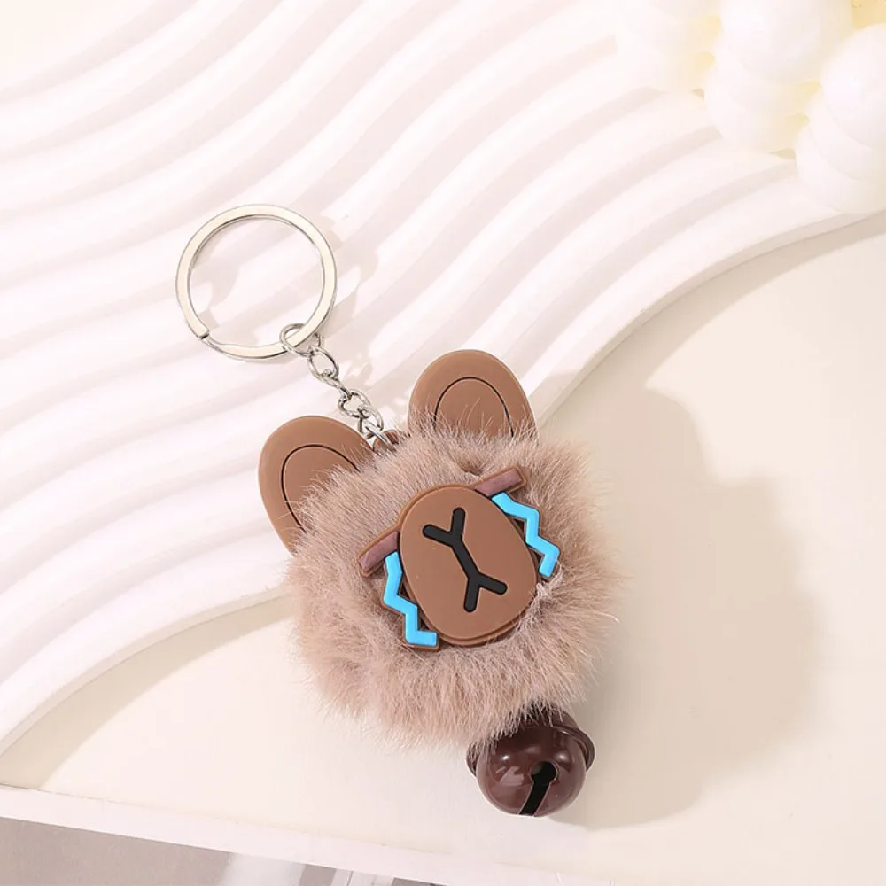 

Fashion Rabbit Fur Capybara Fur Keychain Dog Hairy Bunny Key Ring Sweet Exquisite Fluffy Capybara Pendant Women