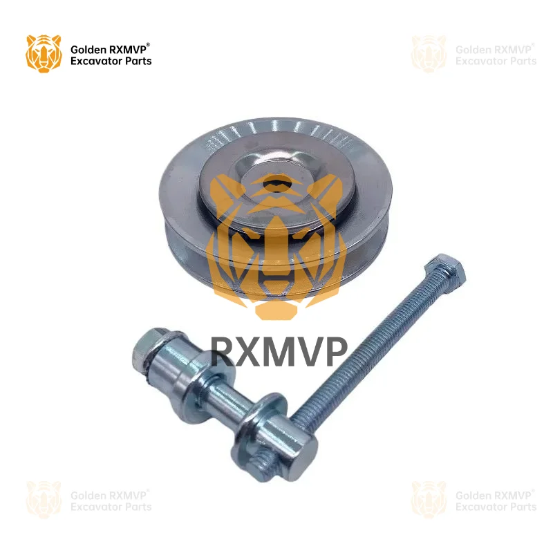 

For XCMG EX60 60CA 80 85 air conditioning belt tensioning wheel tensioning wheel adjustment wheel A slot excavator