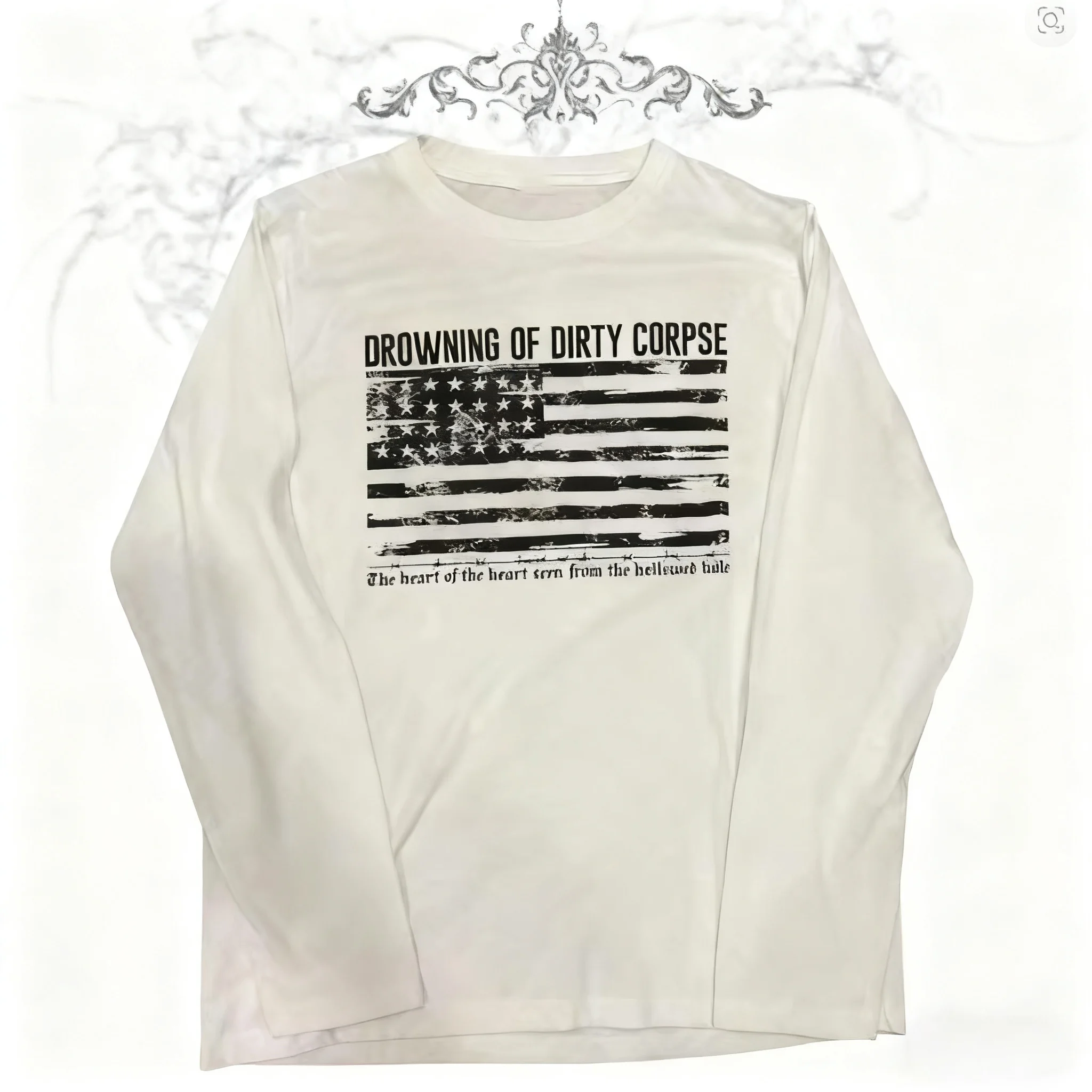 Baby Tees Y2k Kitty Women's Cropped Grunge Clothes Y2k Tops Long Sleeve Harajuku Clothing Female Crop Top Women Kpop Goth Kawaii
