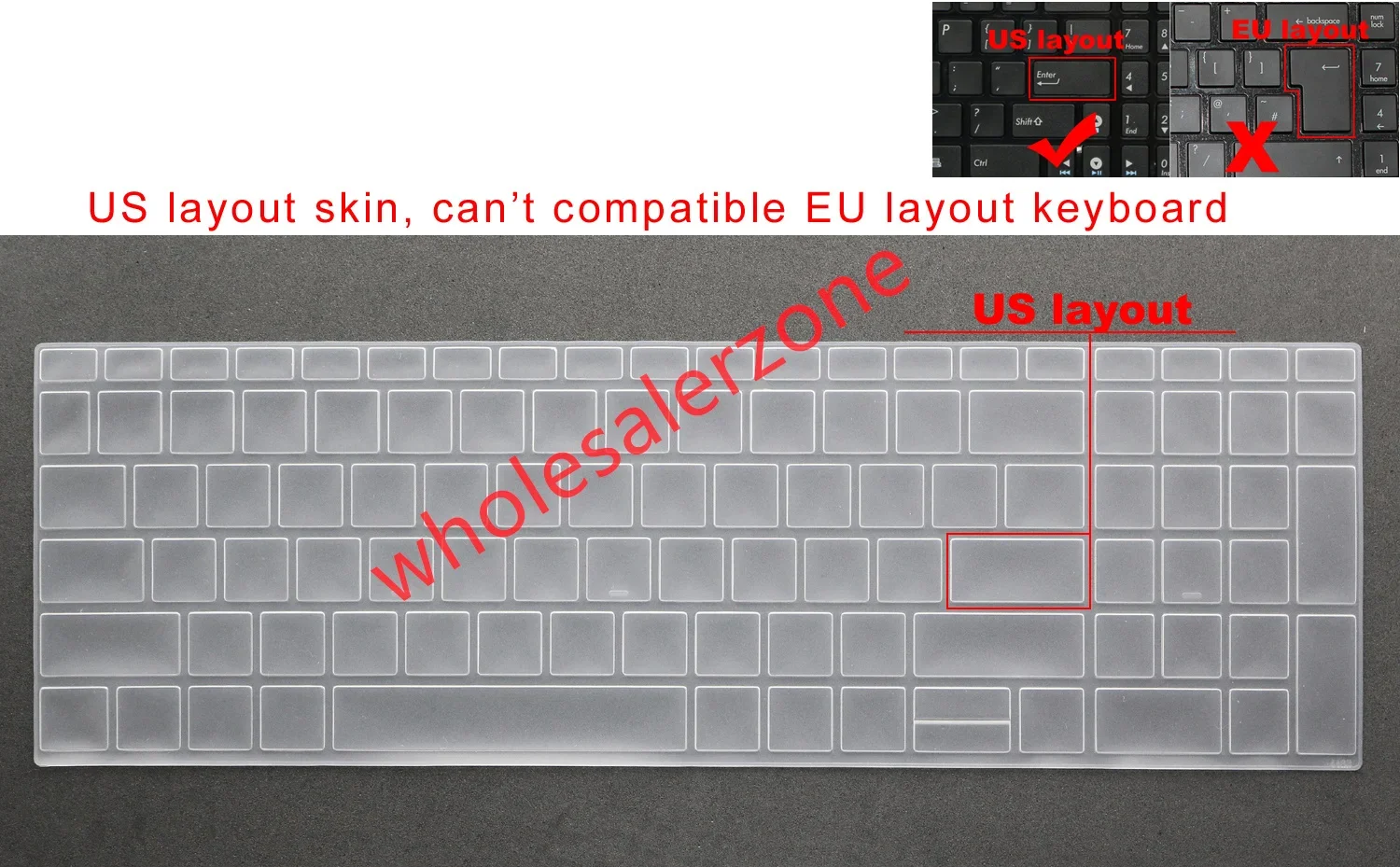 US Keyboard Skin Cover for HP EliteBook 860 G9 865 G10 G11,ZBook Firefly 16 G9 G10 G11 series laptop