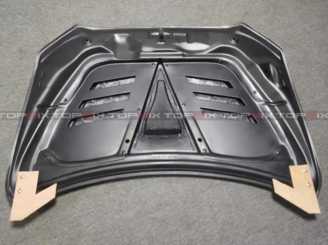 Real Carbon Fiber Varis Style hood bonnet fit for Mitsubishi Lancer Evolution 10