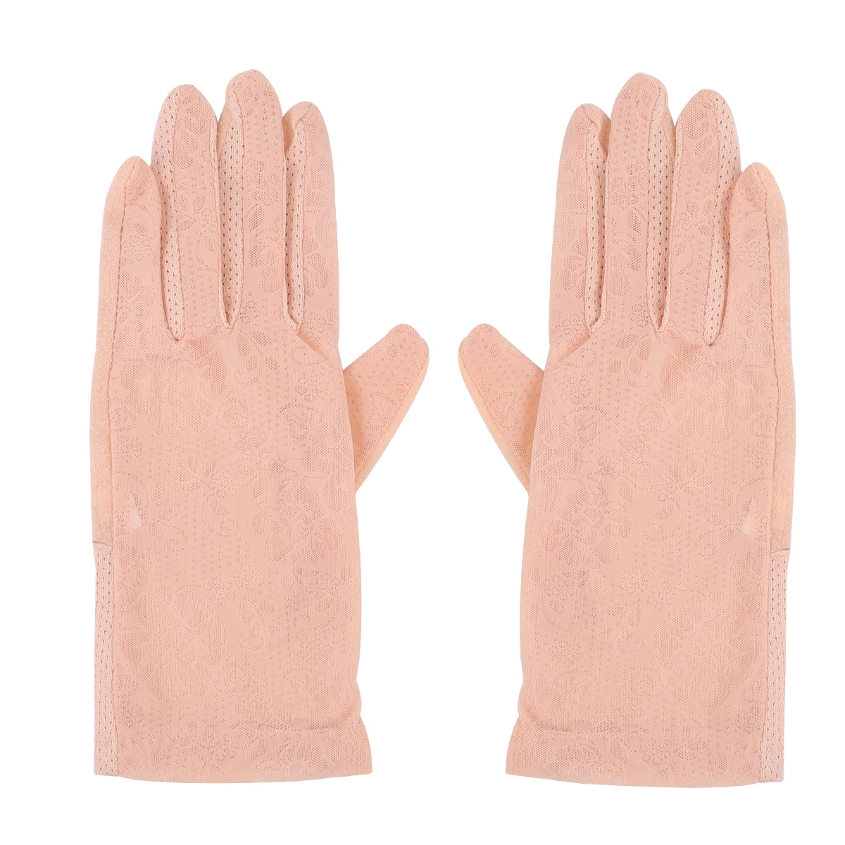 

Sunscreen Ice Gloves Women Hands Cover Protection Summer Cool Silk Outdoor UV Proof Non-slip