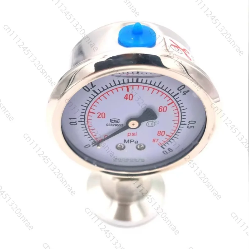 

SS304/SS316L Clamp Diaphragm Pressure Gauge DIN/ISO Standard for Hydraulic Systems in The Sanitary Chemical/Food Industry