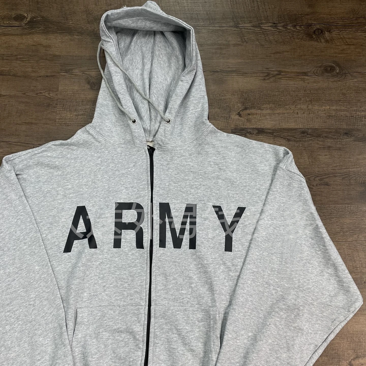 Autumn Winter Vultures YZY Kanye ARMY Grey Zipper Hoodie Long Sleeve Pullover Men Women Best Quality Streetwear Cotton Hooded