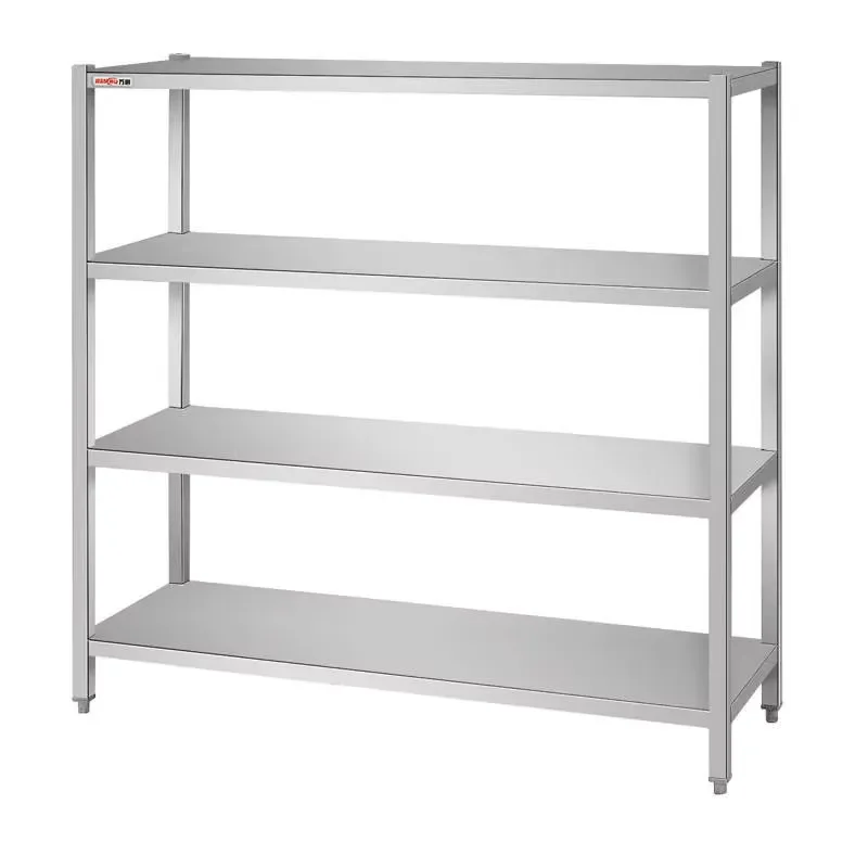Heavy Duty Stainless Steel Folding Storage Rack 5 Tier Floor to Ceiling Removable Shelf for Kitchen Catering Food Equipment