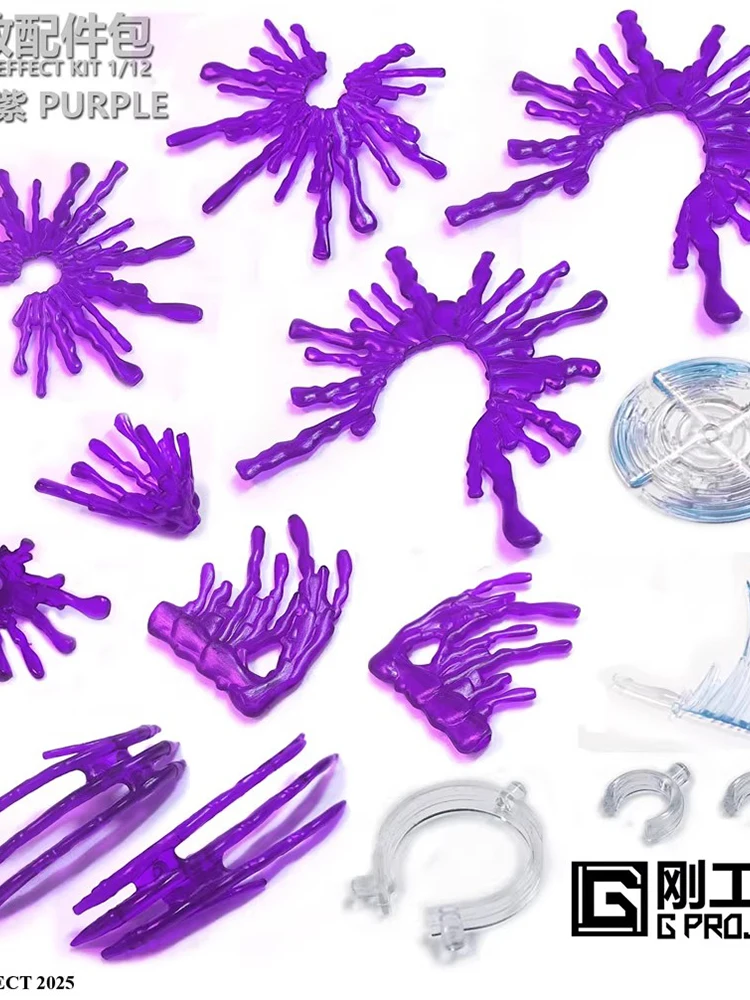 G-PROJECT Green Blue Purple Black GP01 1/12 Soldeir Hand Type Kit Blood Effect Accessory For 6" Action Figure Scene Ornament