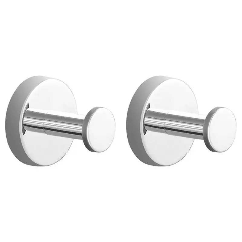 AEE2-Stainless Steel Single Hook Hotel Bathroom Toilet Punch Coat Hook Coat Hook