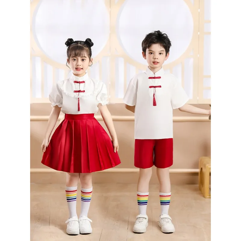 

Детские сценические костюмы в китайском стиле, костюмы для поэтических выступлений, костюмы для выпускных вечеров.