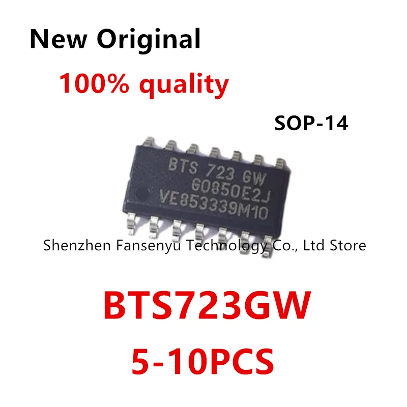 (5-10piece)100% New BTS723GW BTS723 sop-14 Chipset.