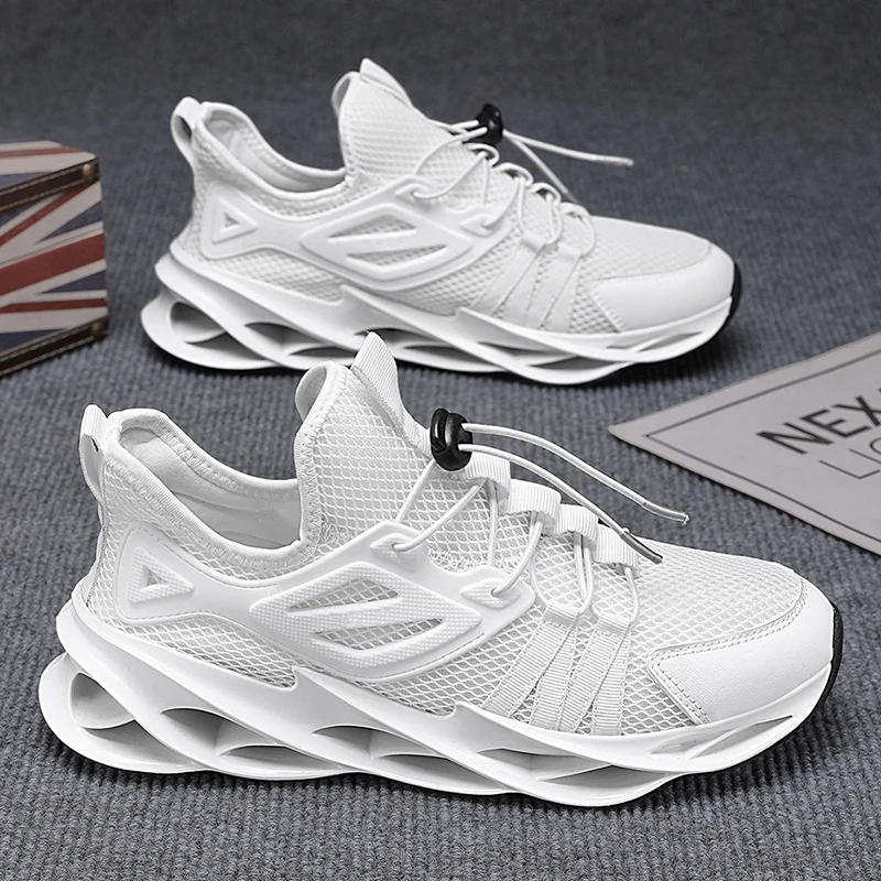 Men Sports Shoes Trendy Mesh Breathable Comfortable Soft Sole Running Training Sneakers 2026 New Wear-resistant Tennis Shoes Man