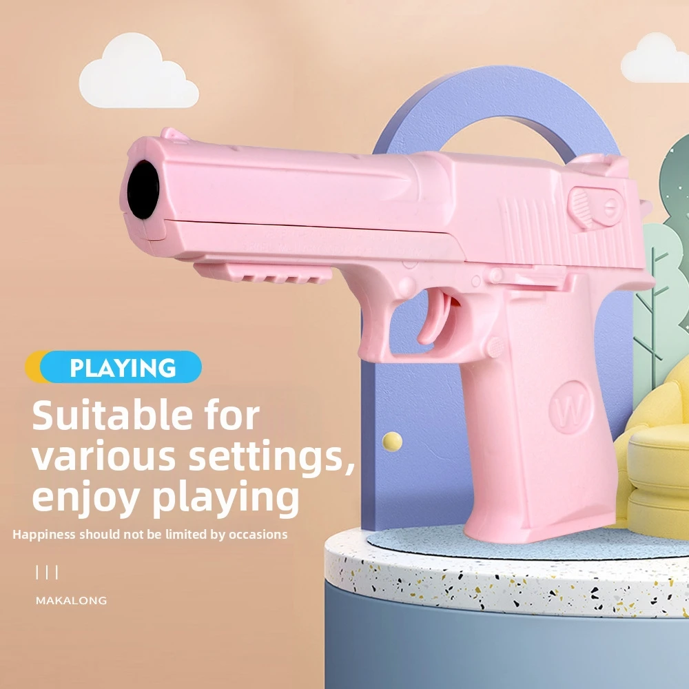 Outdoor games children's toy guns, plastic pistols, manual pistols, toys, foam darts, shock wave shooting model launchers