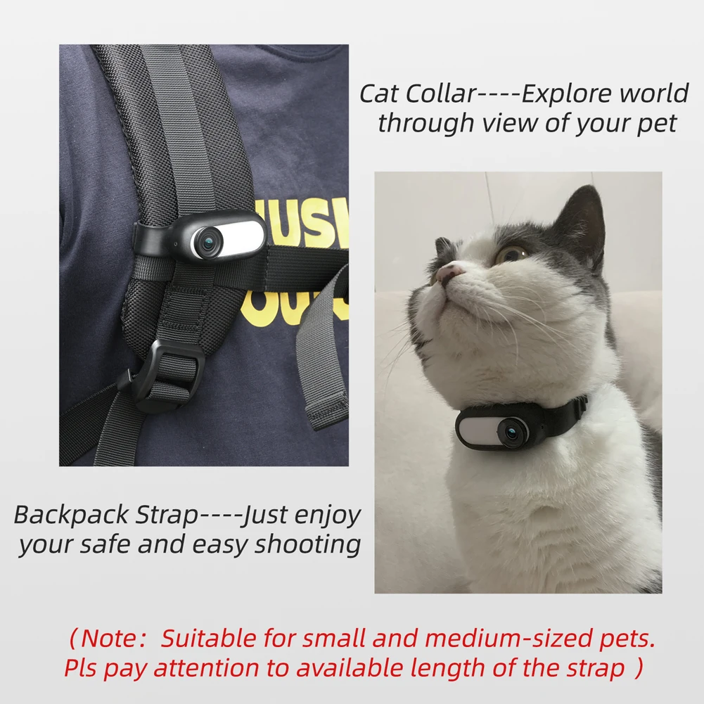 Silicone Protective Case Cover for Insta360 GO 2 Wristband Backpack Bicycle Cat Collar Strap Camera Accessories