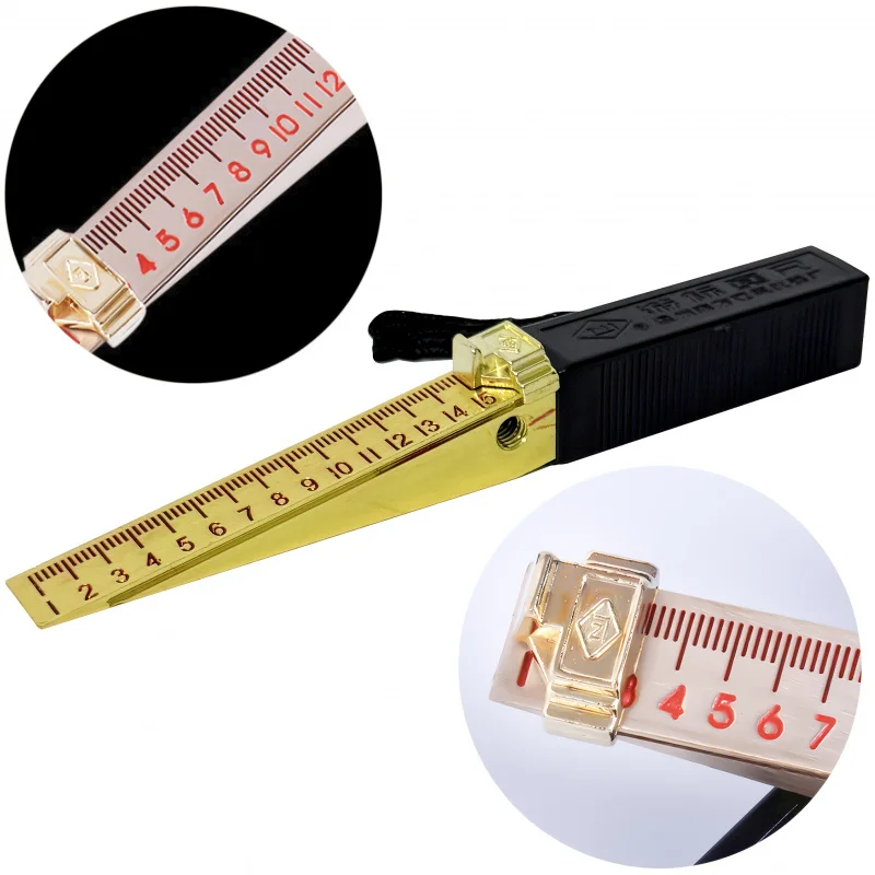 Home Inspection Tools，Wedge-Shaped Vernier Caliper，Gap Flatness Inspection Accuracy0.5mm Precision Measurement