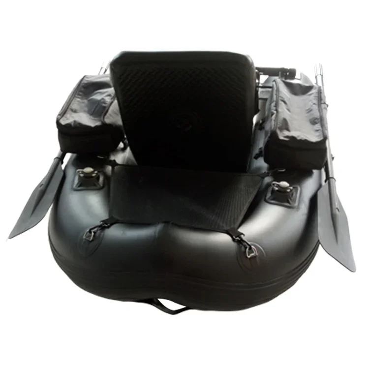 Opvouwbare Kleine Boot Pvc Materiaal Opblaasbare Float Tube Buikboot Voor Één Persoon