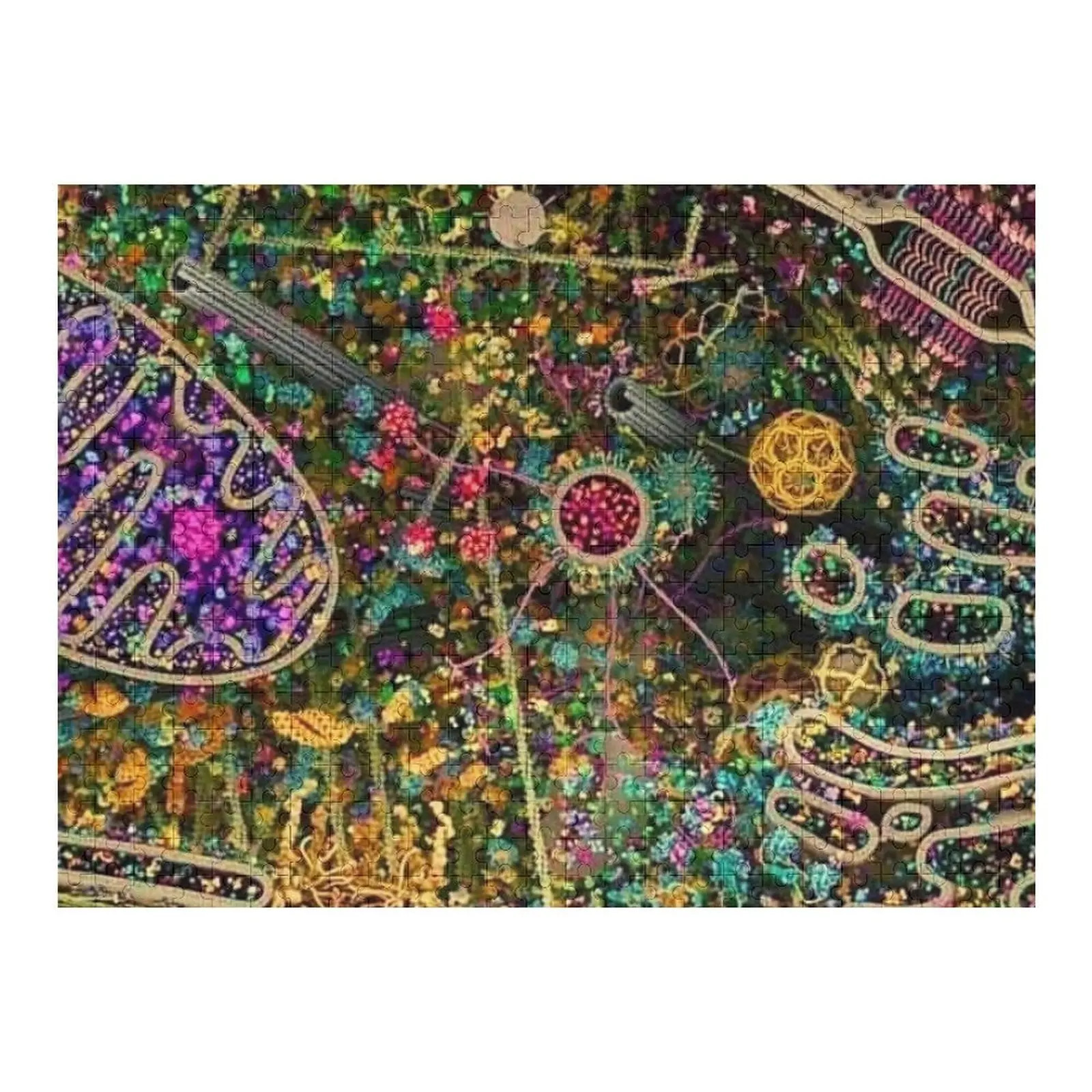 

Human Cell Detailed, Biologist/Scientist/Science Lover Jigsaw Puzzle Personalised Custom Wood Children Puzzle