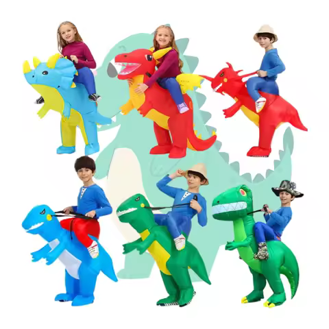 Dinosaur inflatable suit for riding Tyrannosaurus rex, suitable for adults and children, cosplay party funny outdoor performance