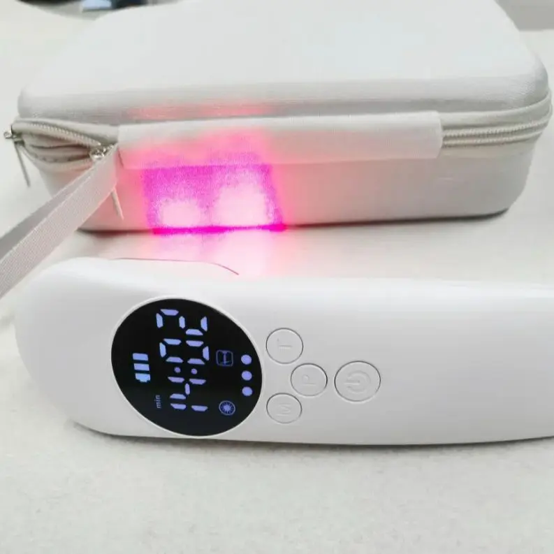 

HLKGO 650nm/808nm Cold Laser Device for Pain Relief - Handheld Red Light for Joint, Arthritis, Back Pain (Human & Pet Use)