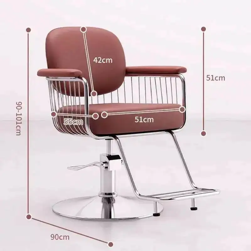 Barber Minimalist Elegant Chairs Luxury Cozy Premium Exquisite Salon Chairs Trendy Beauty Silla Para Lashista Salon Furniture