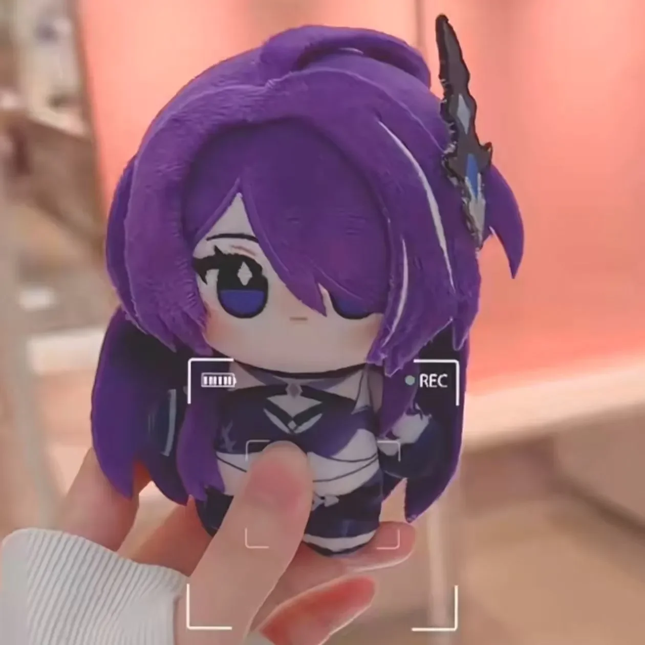10cm Raiden Bosenmori Mei Acheron Honkai Star Rail Plush Doll Cosplay Plush Stuffed Doll Body Cartoon Props XMAS Gift