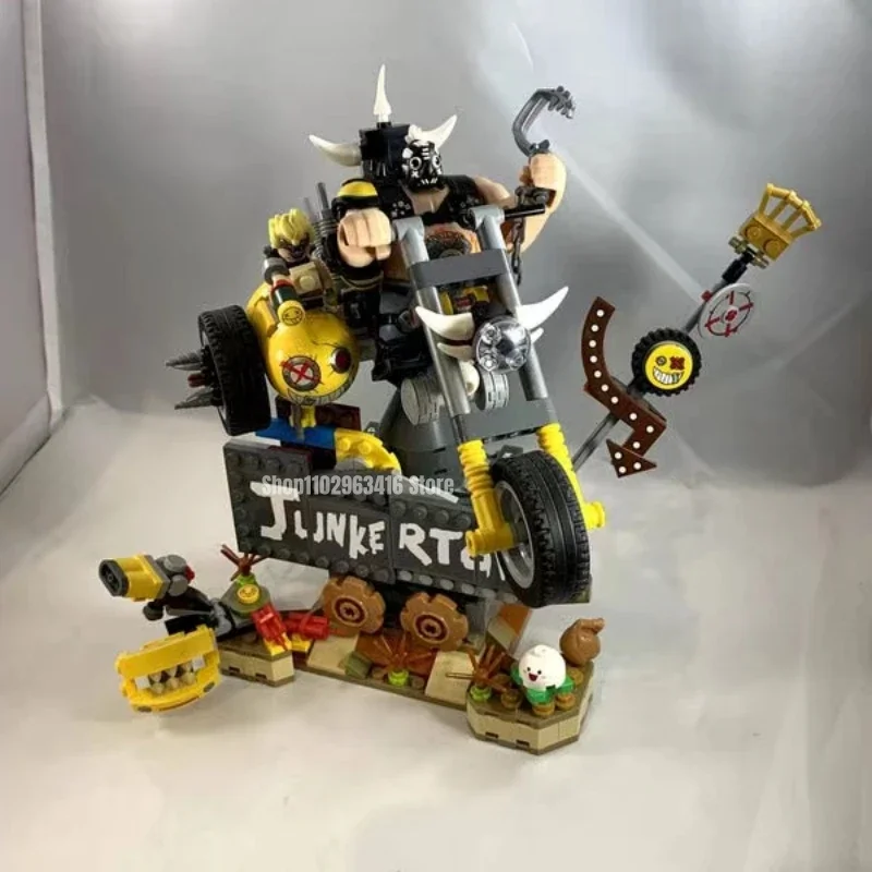 380pcs Junkrat & Roadhog Building Blocks Bricks Overwatching Fit 75977 DIY Model Toys for Children Christmas Gifts