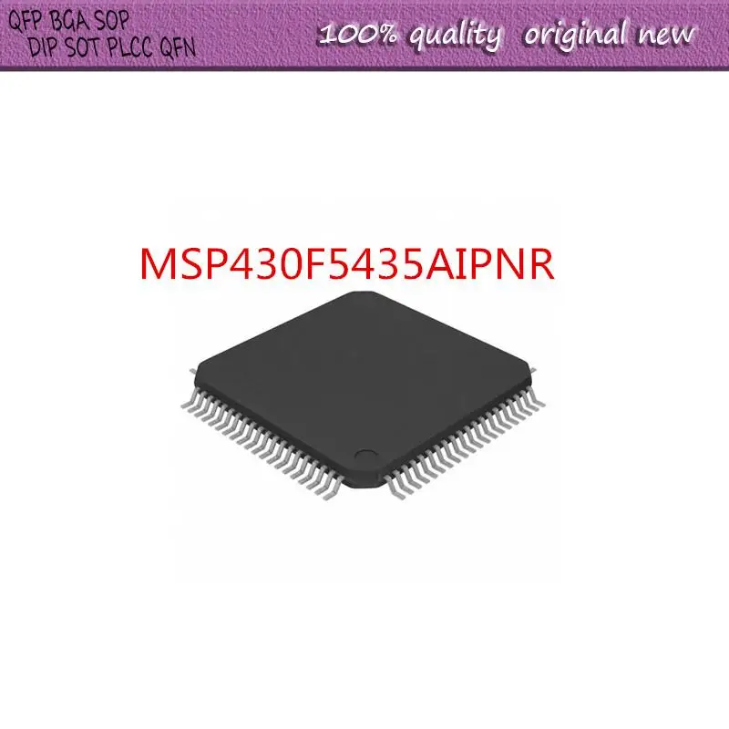 

NEW 1PCS/LOT MSP430F5435AIPNR MSP430 MSP430F MSP430F5435 M430F5435A LQFP-80