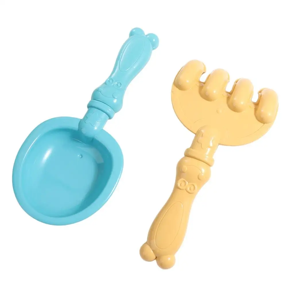 Zomerspeelgoed Strandzandspeelgoedset Strandaccessoires Geel kasteel Zandvorm Speelgoed Leuk Plastic kasteelemmer Speelzandset