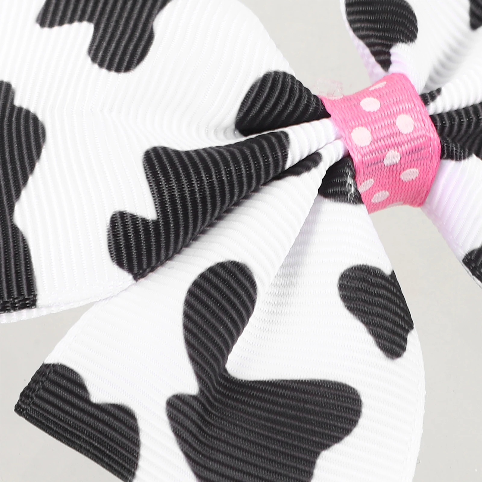 

2 Pcs Cow Bow Hairpin Accessories for Girls Prints Vintage Haie Clips Child