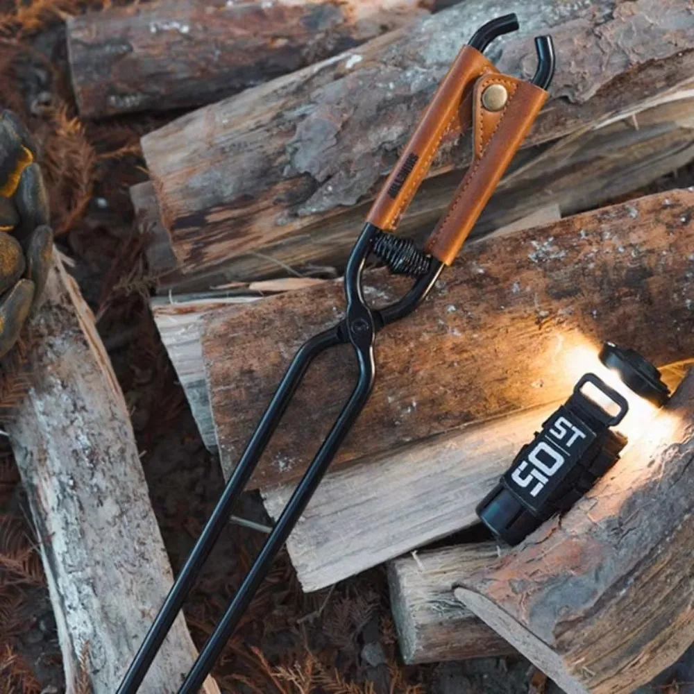shinetrip-2026-pince-a-feu-de-camping-portable-en-acier-au-carbone-epaissi-legere-et-anti-brulure-outil-de-barbecue-pour-pique-nique-et-barbecue