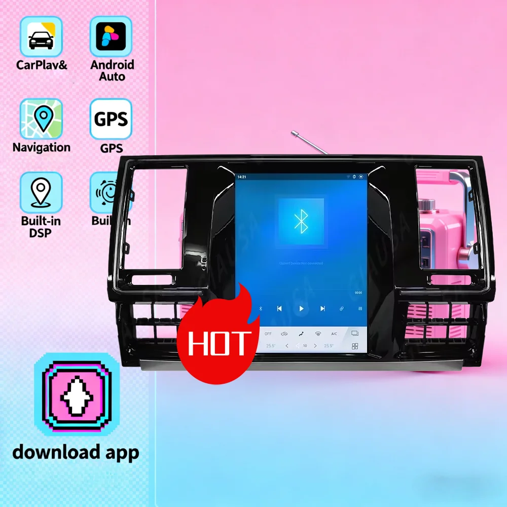 

Автомобильное GPS-радио Android 13 для Volkswagen Caravelle 2014 2015 2016 2017 2018 2019 Мультимедийное аудио Carplay Стерео головное устройство