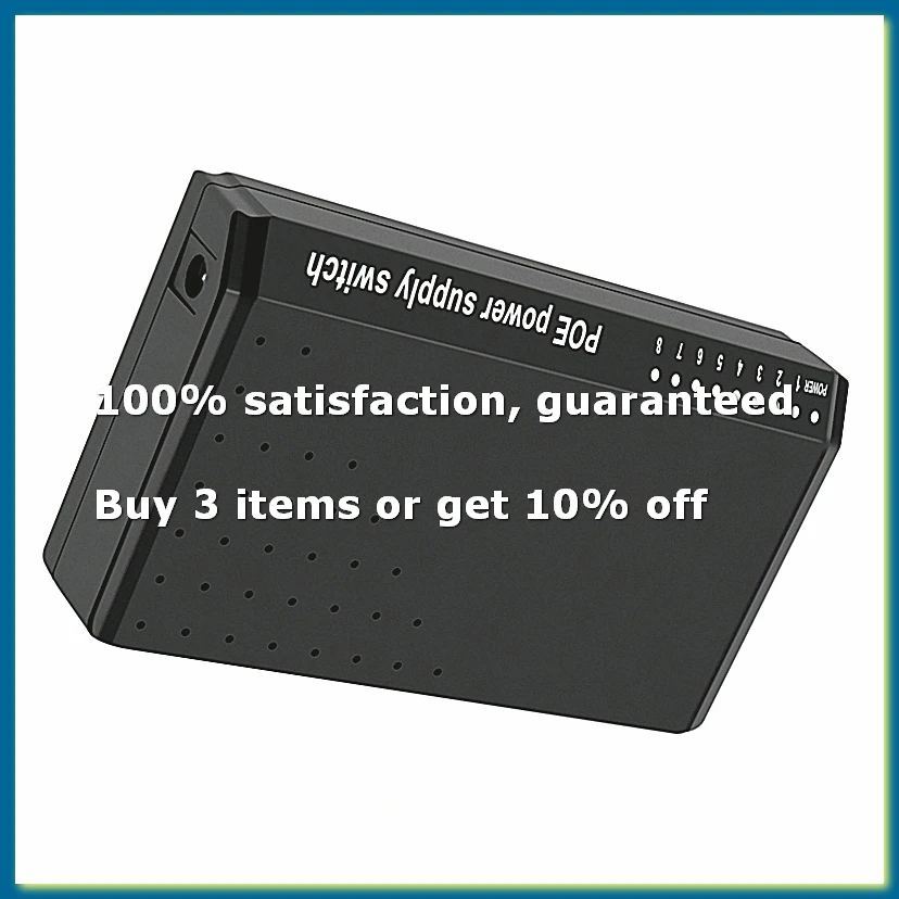 ●8 Ports 6+2 POE Switch Injector Power over RJ45 Ethernet Without Power Adapter Family Network System 10/100M for Cameras