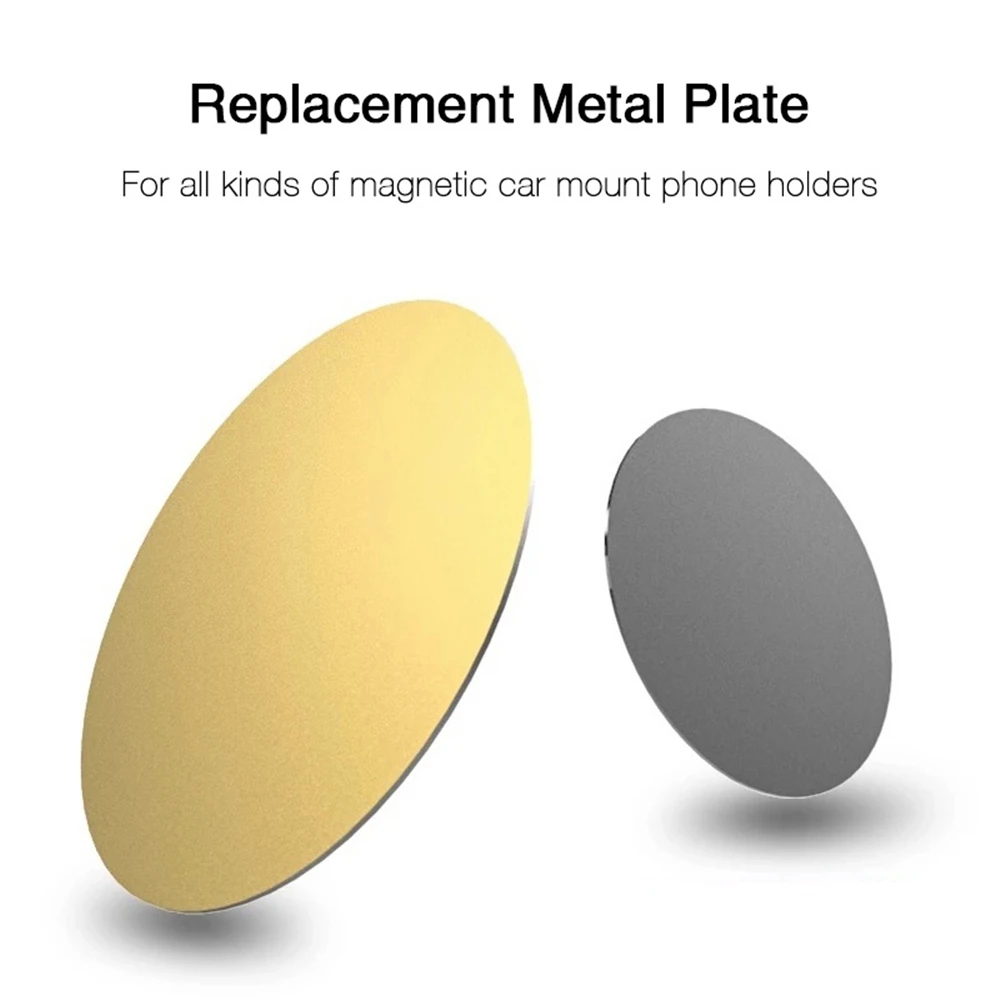 5/10/20PCS Magnetic Disk Phone Stand Magnet Metal Plate Car Phone Holder Metal Plate Iron Sheets for Magnetic Car Phone Holder