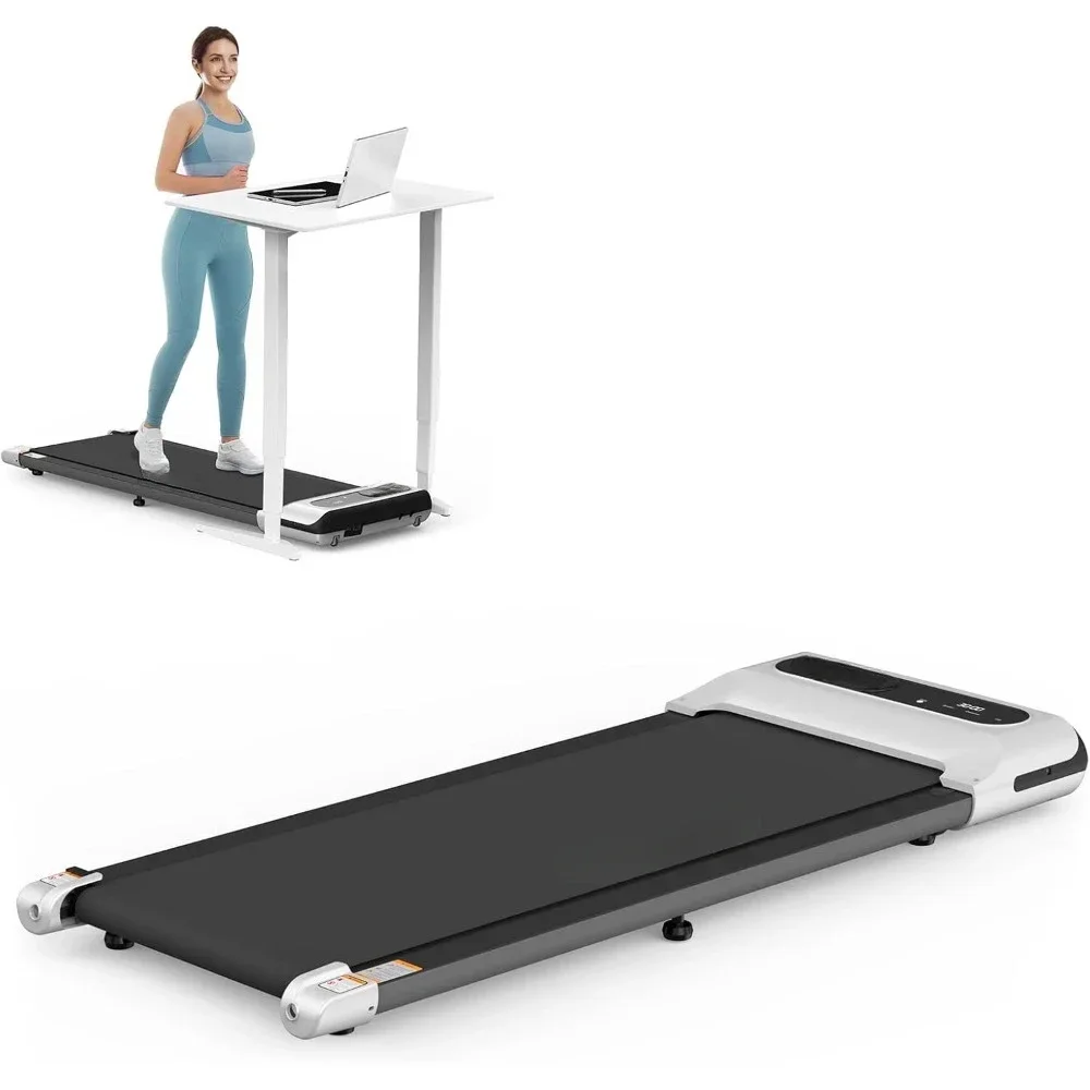 

Under Desk Treadmill, Walking Pad, 2.5 HP Portable Walking Jogging Running Machine with Remote Control and LED Display