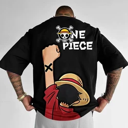 One Piece Roronoa Zoro Luffy Men T-shirt Cotton Short Sleeve Tops Tee Cartoon Anime Japan  Women T Shirts Fashion Y2k Clothing