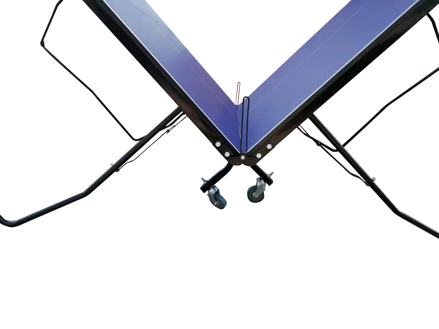 fj- New Design Stable Easy Assembly Butter Fly Leg Table Table Foldable Portable Adjust Angles Pingpong Table@