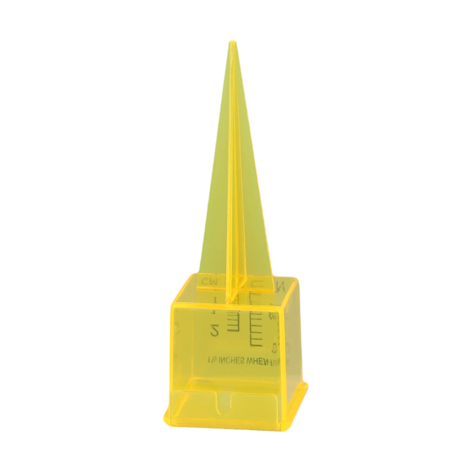 

Дождемер для сада, уличный, для террасы, желтый, с крупными разметками, прочная конструкция, четкие показания