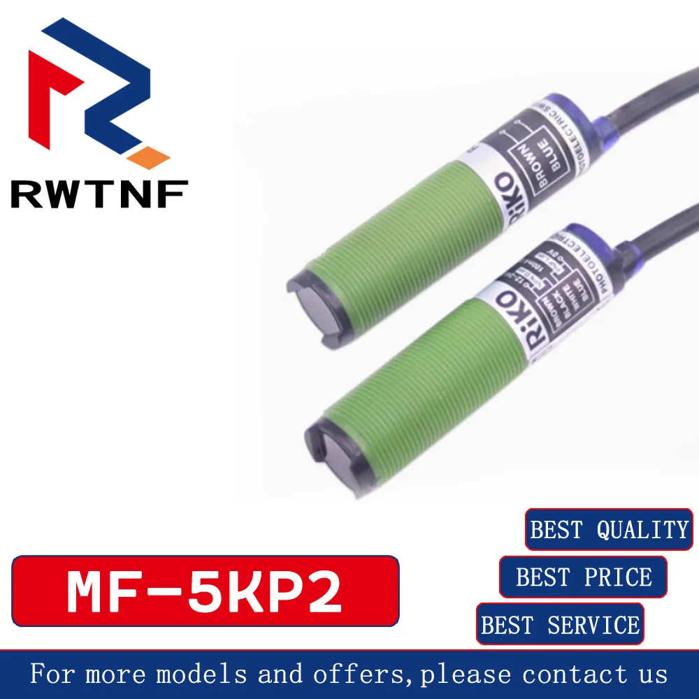 Brand New Genuine MF-5KP2 RMF-5KP2 RIKO M18 retroreflective photoelectric switch 5 meters