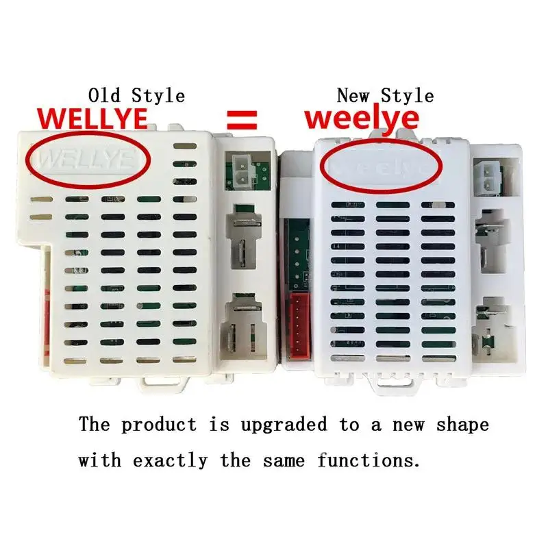 Weelye Children's Electric Car 2.4G Bluetooth RX7 Control Receiver, On Wellye,Ride Toys Remote RX18 Controller RX23 RX41 RX37
