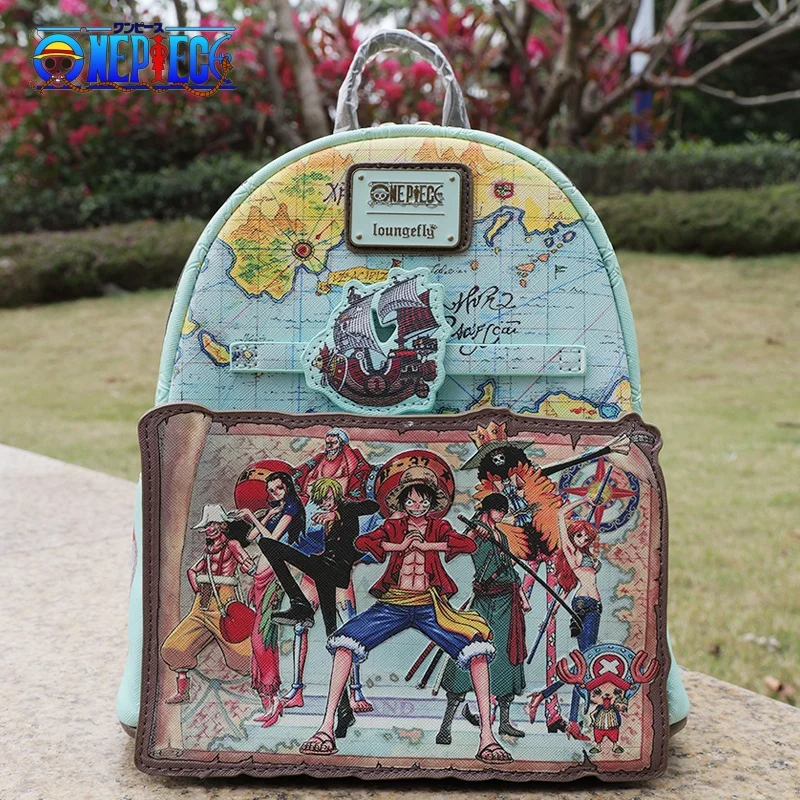 

New Genuine One Piece Anime Merchandise Cartoon Characters Backpack Fashion Trends Design Holiday Gift In Stock ﻿