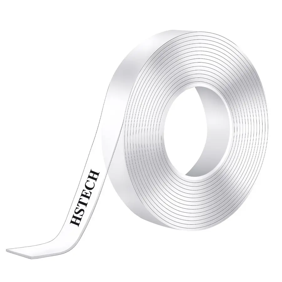 

Двусторонняя клейкая лента 2 дюйма x 10 футов, сверхпрочная, акриловая, прозрачная, съемная, для крепления вывесок, фотографий, постеров