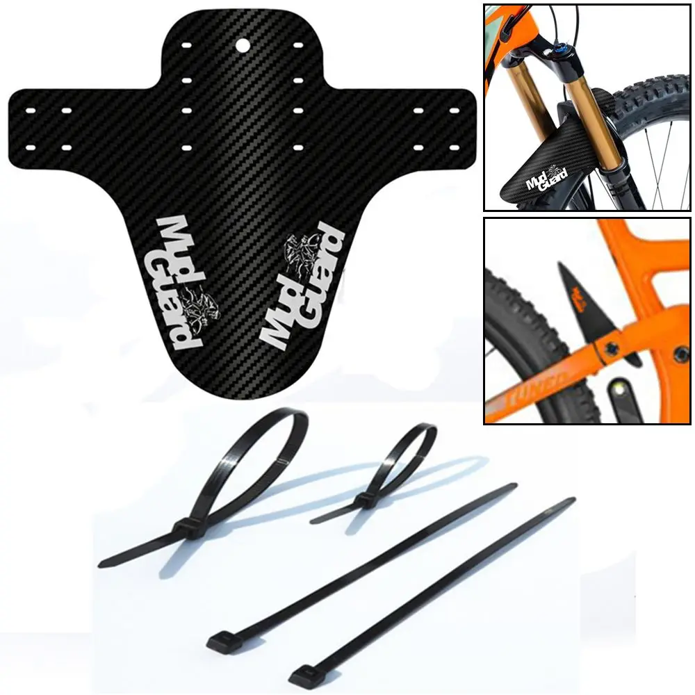 Burable Mud Guard Wings Carbon Fiber Cycling Accessories Mountain Bike Fenders Road Bicycle Parts Front Rear Mudguard