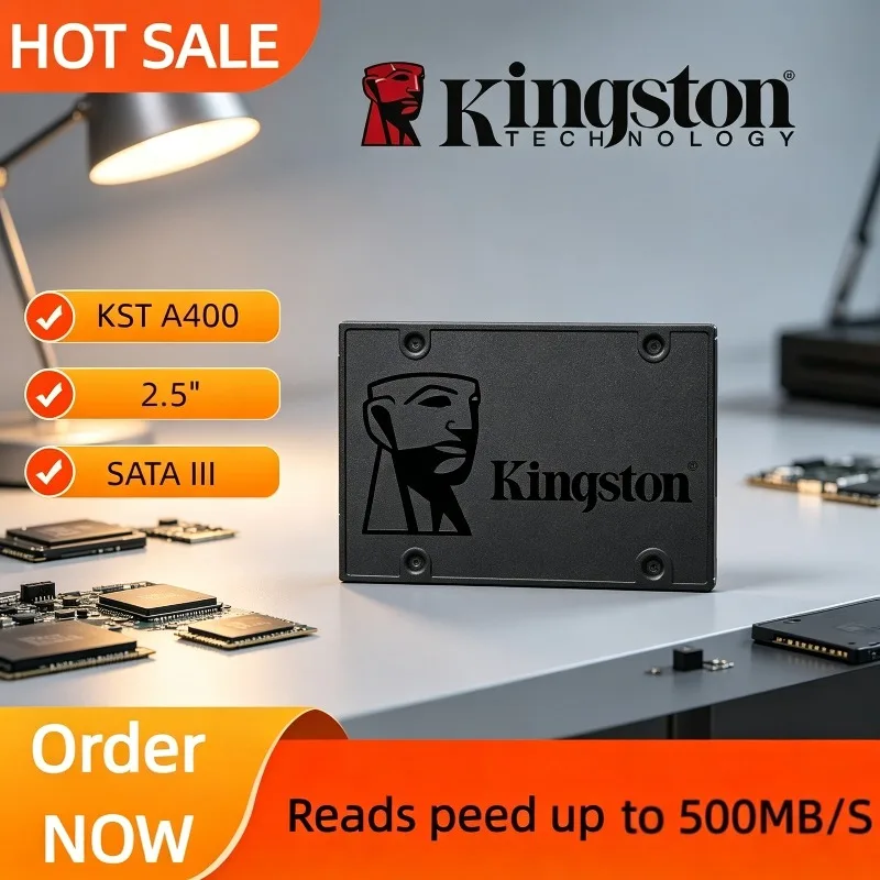 Kingston SSD Internal Solid State Drive A400 2.5 Inch SSDs 960GB 480GB 240GB 120GB SATA III HDD Hard Disk for Laptop Desktop PC