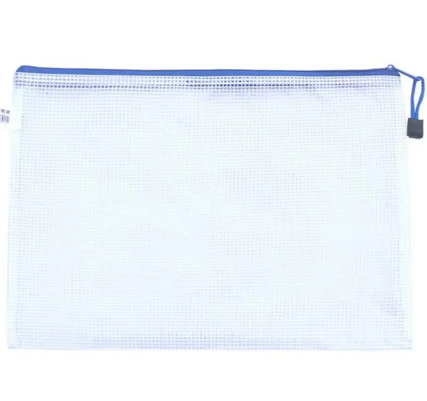 1 Pc Waterproof Zip Bag A3 A4 A5 A6 Transparent Document Bag Pen Filing Products Pocket Folder Office School Supply