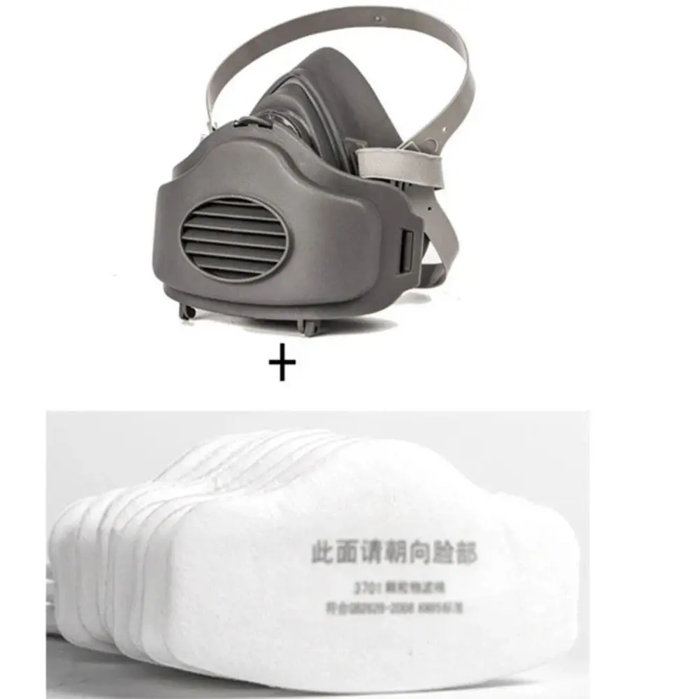 High Quality Filter Sponge Dust Mask Anti-smoke Industrial Dust Gas Mask Effective Filtration Anti-hazard Protective Masks