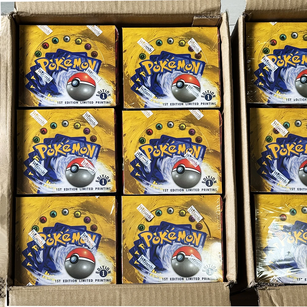 

PKM Base Set Booster Box 1999 1st Edition Proxy Game Cards Packs WOTC Sealed Blue Wing Charizard Blastoise Venusaur Packs Toys
