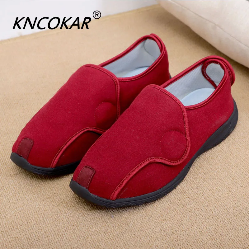 

HOT Foot Is Puffy Shoes Styles For Men And Women Of Hallux Valgus Foot Wide Valgus Shoes Nurse Shoes Senile Diabetes