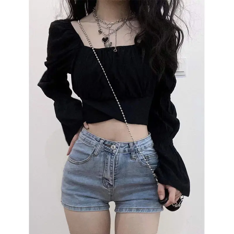 

Шорты женские из натурального льна, удобные, с высокой талией, широкими штанинами, на шнурке, с карманом, с откидным подолом, легкие, для летних друзей, для пикника